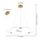 Jonathan Y Nuvola 31.5" Contemporary Minimalist Metal/Acrylic Adjustable Dimmable Cloud Integrated LED Chandeli JYL7143A - alternate 11