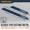 Powertec 10pcs Reciprocating Saw Blades Set with Storage Case for Plumbing Work 14402 - alternate 4
