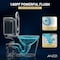 Anzzi Nesso Rear Outlet Macerating 2-Piece 1.6 GPF Single Flush Elongated Upflush Toilet with 0.8 HP White TL-AZ600MPWHKIT - alternate 7