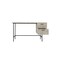 Homeroots 55" Ivory and Black Solid Wood Writing Desk with Two Drawers 520653 - alternate 5