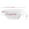 Smarty Had A Party 5 oz. Solid White Rounded Square Disposable Plastic Dessert Bowls (120 Bowls), 120PK 4835WH-CASE - alternate 8