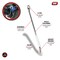 Performance Tool 1/4 x 3/8 in. Offset Brake Bleeder Wrench W80616 - alternate 3