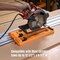 Powertec Circular Saw Track Plate w/ 50 Inch Straight Edge Clamp, Tool-Free Mounting System 72389 - alternate 9