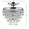 Jonathan Y Toronto 13 in. Metal/Crystal LED Flush Mount, Chrome JYL9029B - alternate 8