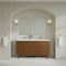 James Martin Vanities Laurent 60" Dbl Vanity, Honey Oak w/ Sgl Hole 3 CM White Zeus Silestone Top and Matching Backsplash 545-V60D-HNO-1WZ - alternate 5