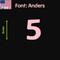 Aacc Self-Adhesive Vinyl Number: 5, Size: 20 in. Color: Pink Font: Anders, 4PK AACC-Anders-N5-Pink-I20x4 - alternate 1