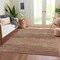 Homeroots 5' X 8' Copper Striped Washable Indoor Outdoor Area Rug 608462 - alternate 7