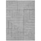 Homeroots 9' X 12' Gray And Ivory Geometric Washable Indoor Outdoor Area Rug 600832 - alternate 7