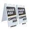 Signmission Pague Aqui, A-Frame & 2 Decals Installed, Heavy-Duty Plastic Frame SBHD-D-2436-30410 - alternate 5