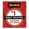 Scotch Heavy-Duty Packaging Tape with 2 Dispensers, 3"Core, 1.88" x 54.6 yds, Clear, 4PK 3850-4-2RD - alternate 7