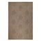 Homeroots 8' Runner Beige Geometric Stain Resistant Indoor Outdoor Runner Rug 531622 - alternate 7