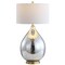 Jonathan Y Sasha 30.75" Glass/Metal LED Table Lamp, Mercury Silver JYL1066A - alternate 1