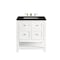 James Martin Vanities Breckenridge 30" Single Vanity, Bright White, w/ 3 CM Phantome Eclos Top 330-V30-BW-3PHT - alternate 1