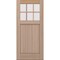 Doornmore CRF-P1G6, 37.75" x 82" ( 36" Door) Left Hand, Mahogany SDL 6 Lite Exterior Door CRF-P1G6-SW-3680_1_LI - alternate 1