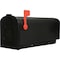 Gibraltar Parsons Medium Black Plastic Post Mount Mailbox PL10B0AM - alternate 4