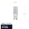 Bulbrite 35-Watt Equivalent T4 Dimmable Bi-Pin (G9) LED Light Bulb Warm White, 2PK 861526 - alternate 3