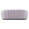 Homeroots 85" Light Gray Upholstered Curved Sofa 557023 - alternate 5