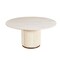 Homeroots 60" White Solid Wood Pedestal Base Round Top Dining Table 606260 - alternate 5