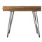 Homeroots 38" Brown and Black Solid Manufactured Wood Writing Desk With Two Drawers 389437 - alternate 4