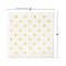 Smarty Had A Party White with Gold Dots Paper BeverageCocktail Napkins 600 Napkins, 600PK 3293-CASE - alternate 4