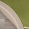 Homeroots 4' Green And Ivory Round Indoor Outdoor Area Rug 545956 - alternate 7