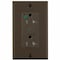 Leviton SmartlockPro GFCI 20A HG/TR/PI Brown GFTR2-HF - alternate 1