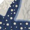 Homeroots 5' Navy Blue And Gray Round Starfish Indoor Outdoor Area Rug 546819 - alternate 6