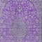Homeroots 5' X 8' Purple And Gray Medallion Washable Indoor Outdoor Area Rug 616293 - alternate 7
