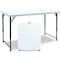 Enduro 4 ft Folding Banquet Table - Adjustable Height, Portable Indoor/Outdoor, 48 in x 24 in, White 606548 - alternate 1