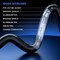 Maximm 8ft RG6 Quad Shielded Coaxial Cable with Right Angle Connector, Black RG6-STA-GLD-4S-8FT - alternate 4