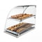 Koolmore 2 Tier Commercial Countertop Bakery Display Case with Front Curved Glass and Rear Door DC-2CN - alternate 8