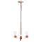 Homeroots Rose Gold Chandelier Iron Ceiling Light With Clear Shades 651694 - alternate 1
