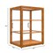 Koolmore 21 In. Artisan Wooden Bakery Display Upright Case 3.5 Cu ft, light color KM-BDW-25L - alternate 8
