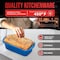 Bakken- Swiss Blue Marble Nonstick Loaf Pans Set of 4, 7in to 11in, Oven Safe to 450 DegF, Dishwasher Safe BK4LOA4BLU - alternate 3