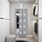 Sartodoors Sliding Closet Bi-fold Doors Grey Solid Core Modern Interior VEREGIO7455BF-GRE-36 x 96 (2* 18x96) - alternate 4