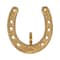 Homeroots 4in Antiqued Gold Cast Iron Horseshoe Wall Hook 724076 - alternate 6