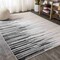 Jonathan Y Linear Modern Half-Stripe Gray/Cream 4 ft. x 6 ft. Area Rug CTP112B-4 - alternate 4