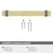 Amerock Overton 5-1/16 in 128 mm Center-to-Center Brushed Gold/Black Chrome Cabinet Pull BP36682BGLBCR - alternate 3