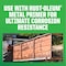 Rust-Oleum Exterior Paint, Primer, Oil Base, Red Oxide, 1 qt 280151 - alternate 7