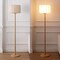 Jonathan Y Maryna 59.5 in. Minimalist Modern Teahouse Wood w/Ribbed Cocoon Pumpkin Shade LED Floor Lamp, Beige/L JYL4200A - alternate 9