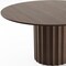 Homeroots 60" Brown Wood Pedestal Base Round Top Dining Table 720945 - alternate 5