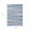 Homeroots 9' X 12' Denim Blue Gray And Ivory Floral Washable Indoor Outdoor Area Rug 617498 - alternate 5