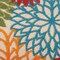 Homeroots 6' Orange Red Green And Blue Floral Indoor Outdoor Runner Rug 546656 - alternate 6
