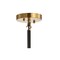 Jonathan Y Caleb Adjustable 6-Light 28" Brass Cluster Pendant Brass Gold/Black JYL9059B - alternate 6
