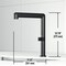 Vigo Bar Kitchen Faucet in Matte Black VG02053MB - alternate 3