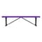 Leisure Craft Bench w/o Back, Surface Mount, 6ft., Purple B6XPSM-PURPLE - alternate 1