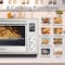 Galanz 1.1 Cu Ft Digital Toaster Oven and Air Fryer in Silver GT12SSDAN18 - alternate 2