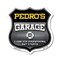 Signmission Pedro's Garage I Can Fix Everything But Stupid, 6 Inch X 6 Inch, Plastic Sign SHI-P-6-490-PEDRO - alternate 1