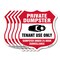 Signmission Private Dumpster Shield Sign Tenant Use, 12 inch X 12 inch, Aluminum Metal Sign, 5PK SHI-A-5Pack-12-438 - alternate 1