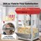 Vevor Popcorn Popper Machine Countertop Popcorn Maker 1440W 12 Oz 80 Cups Red NP16T - alternate 6